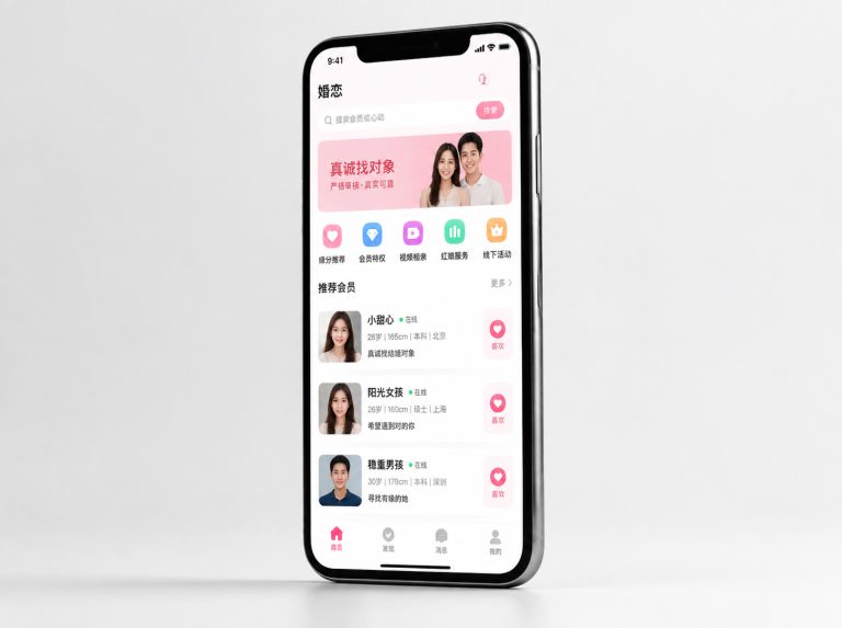 岳西县婚恋APP与手机H5网站